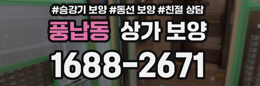 풍납동 상가 보양