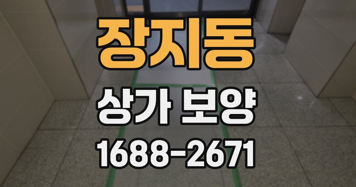 장지동 상가 보양