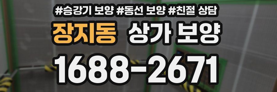 장지동 상가 보양