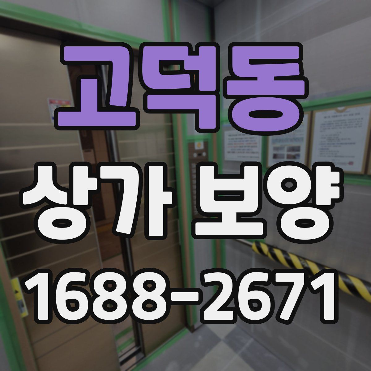 고덕동 상가 보양