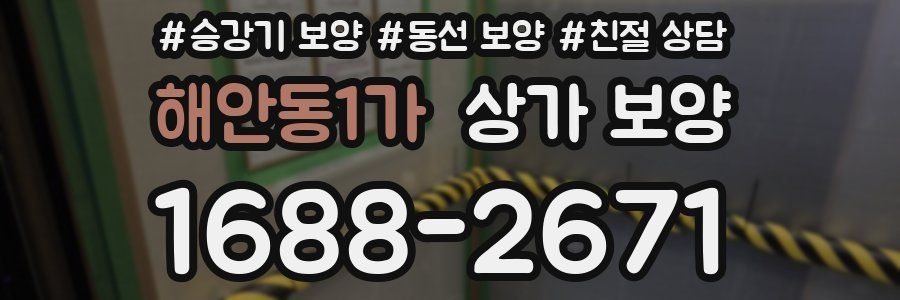 해안동1가 상가 보양