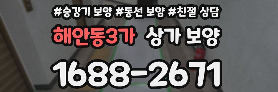 해안동3가 상가 보양