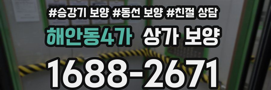 해안동4가 상가 보양