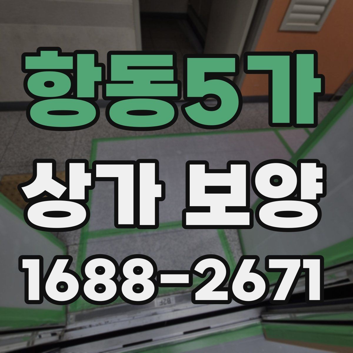 항동5가 상가 보양 자재 종류와 활용 사례
