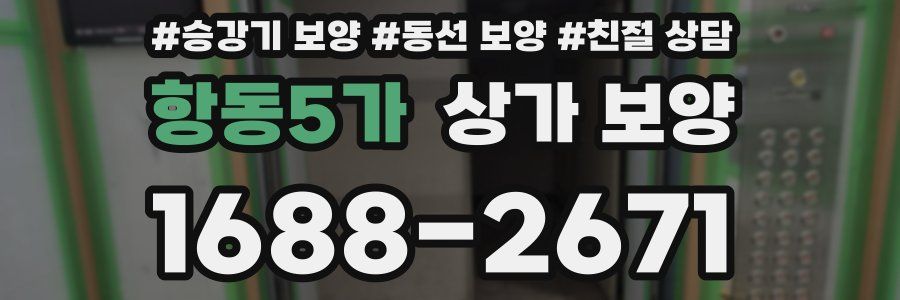 항동5가 상가 보양