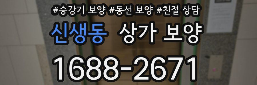 신생동 상가 보양