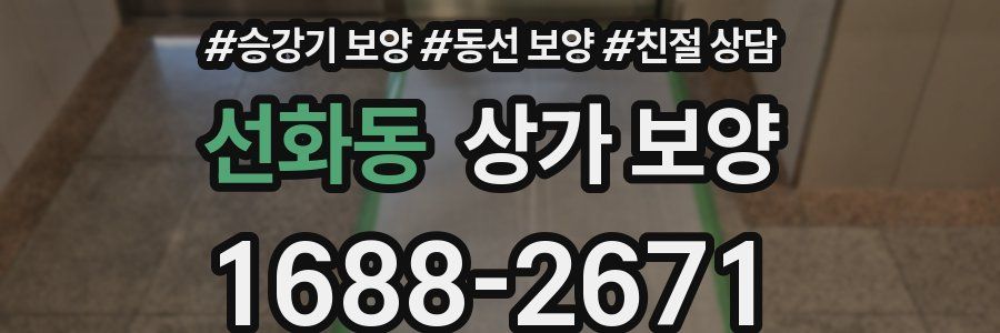 선화동 상가 보양