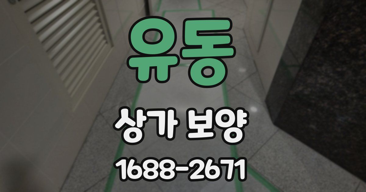유동 상가 보양