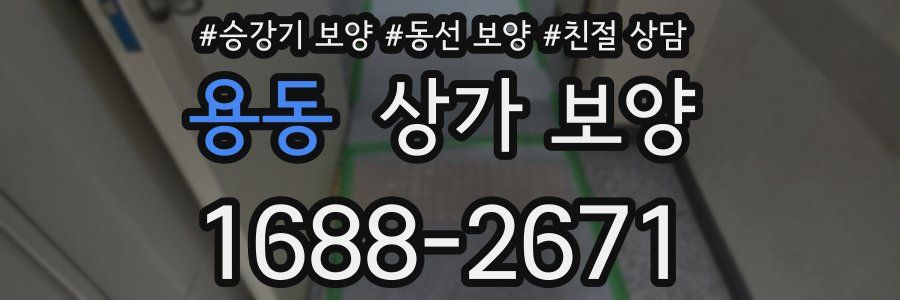 용동 상가 보양