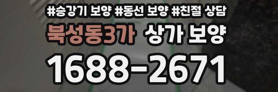 북성동3가 상가 보양