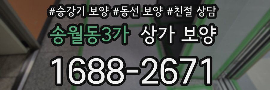송월동3가 상가 보양