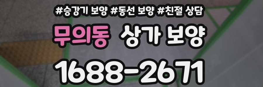 무의동 상가 보양