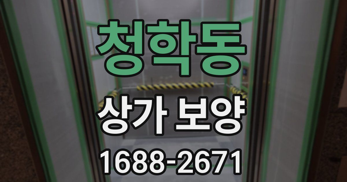 청학동 상가 보양