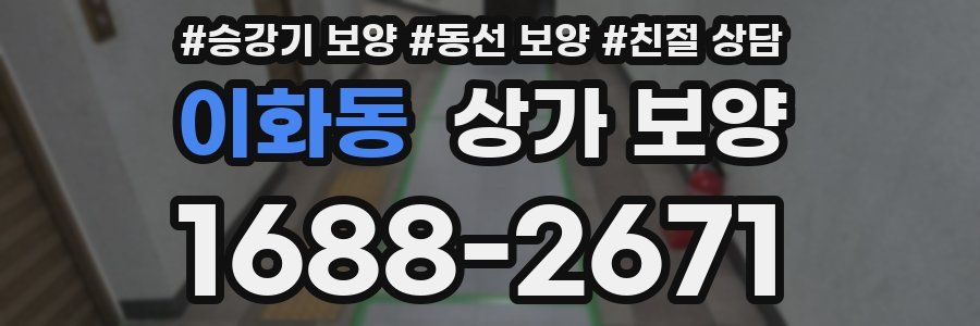 이화동 상가 보양
