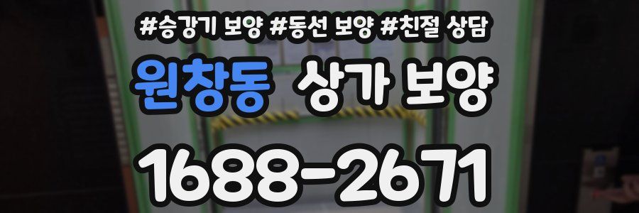 원창동 상가 보양