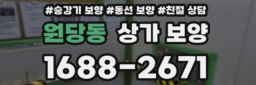 원당동 상가 보양