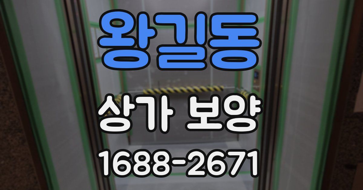 왕길동 상가 보양