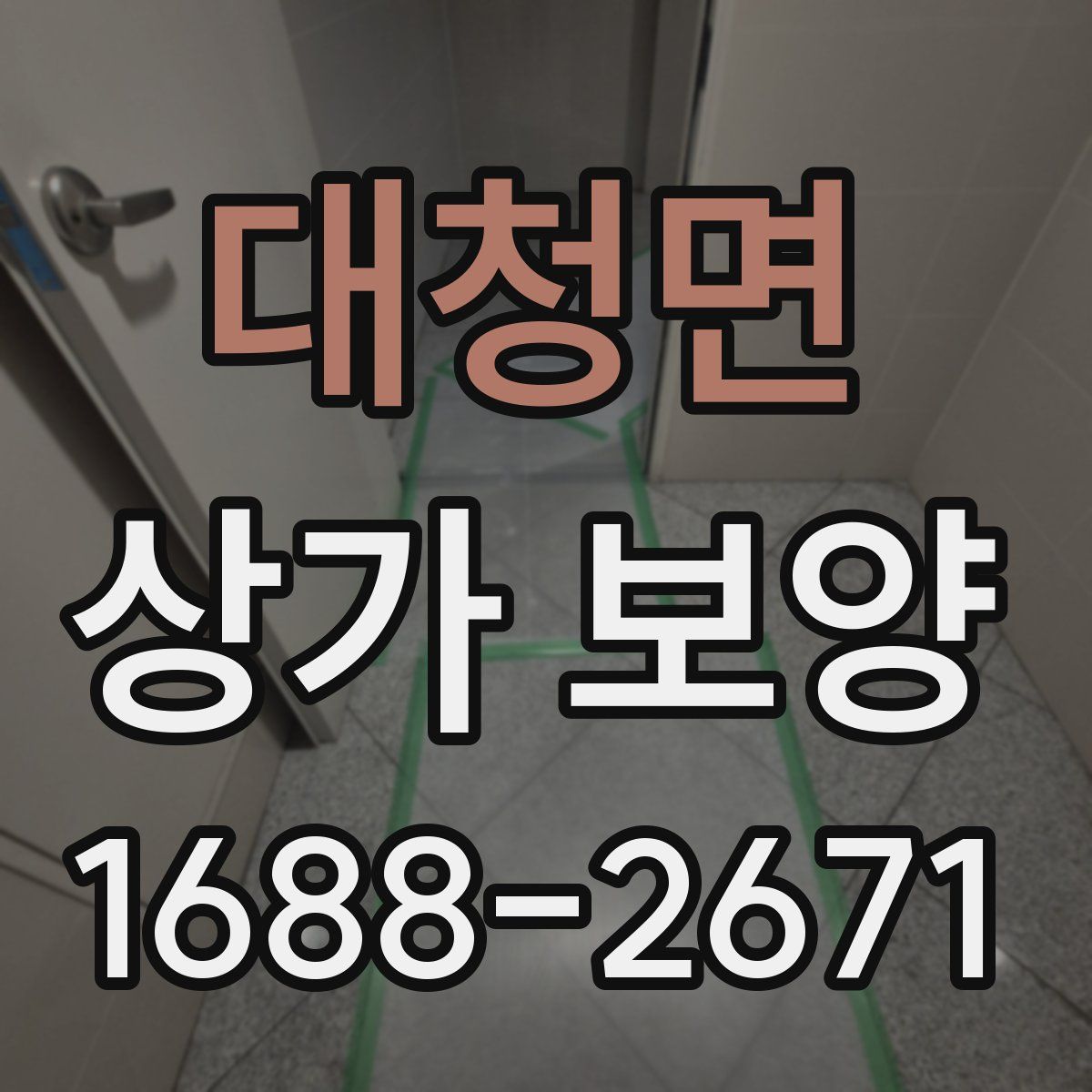 대청면 상가 보양