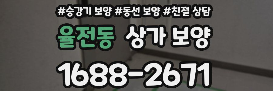 율전동 상가 보양