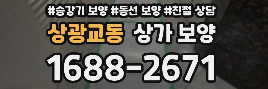 상광교동 상가 보양