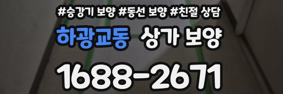 하광교동 상가 보양