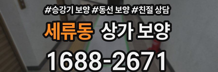 세류동 상가 보양