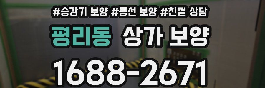 평리동 상가 보양