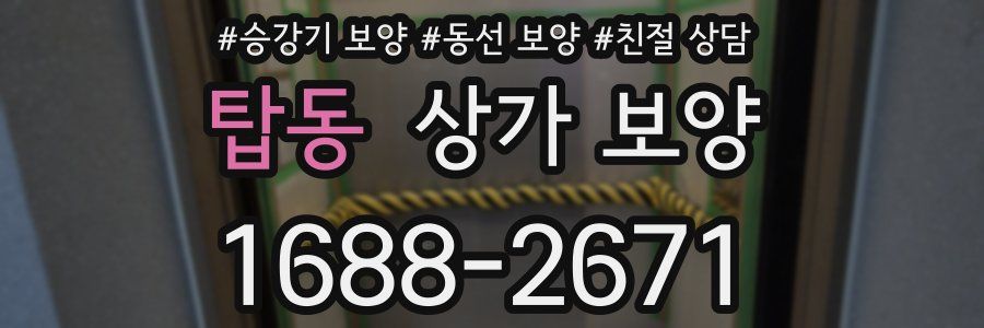 탑동 상가 보양