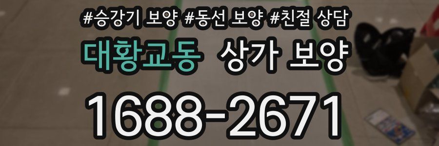 대황교동 상가 보양