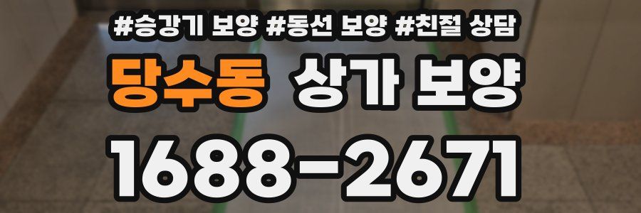 당수동 상가 보양
