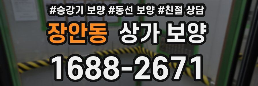 장안동 상가 보양