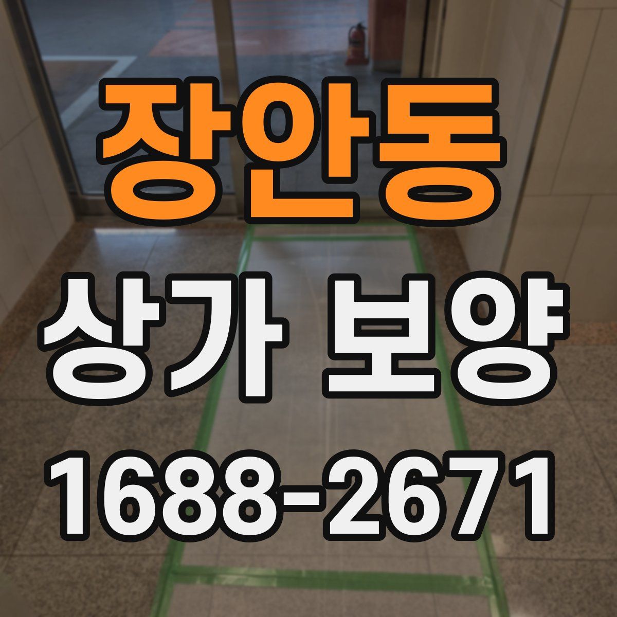 장안동 상가 보양