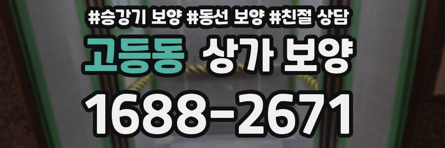 고등동 상가 보양