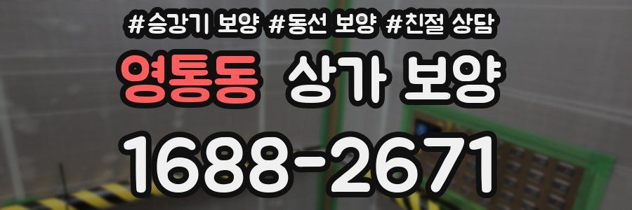 영통동 상가 보양