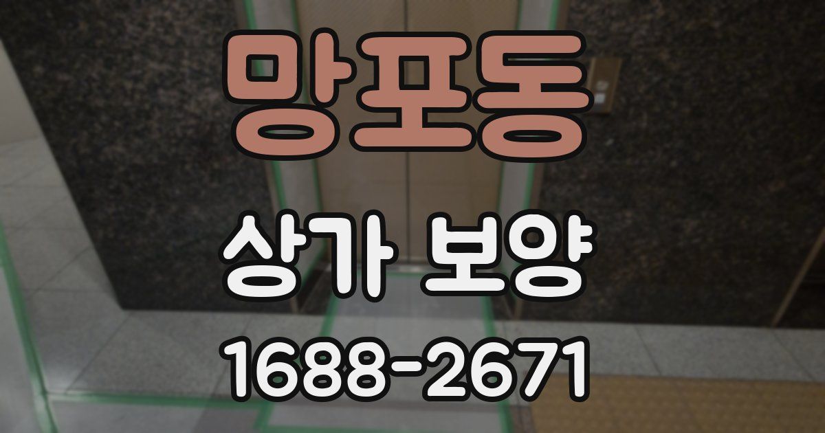 망포동 상가 보양