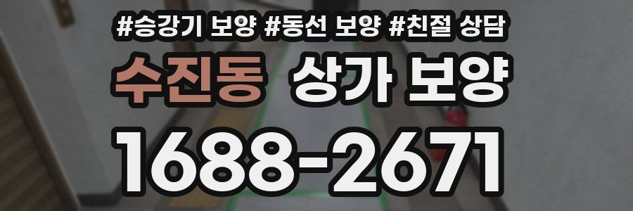 수진동 상가 보양