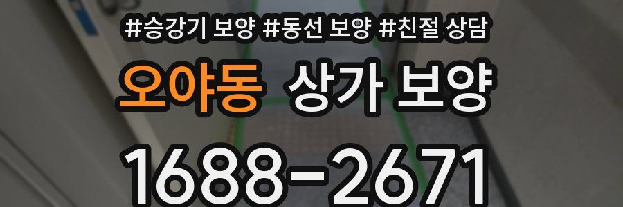 오야동 상가 보양