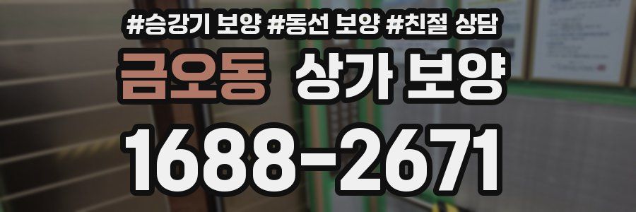 금오동 상가 보양