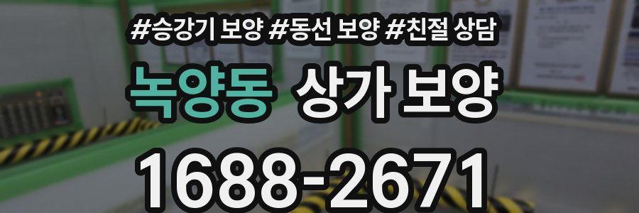 녹양동 상가 보양