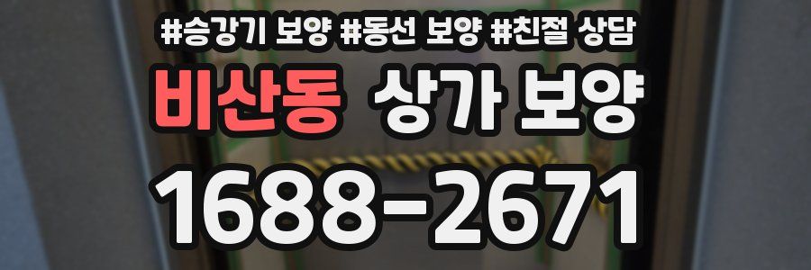 비산동 상가 보양