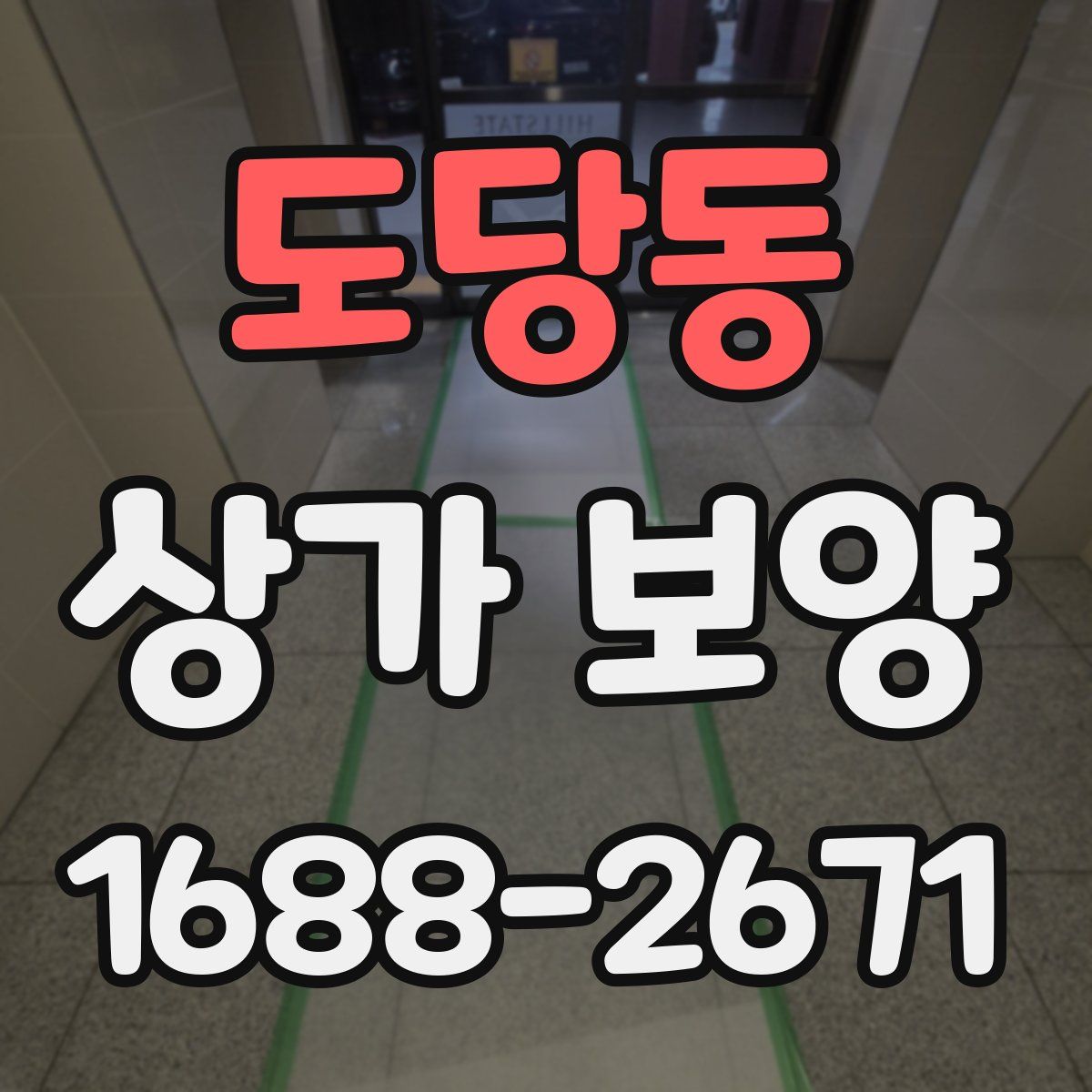 도당동 상가 보양