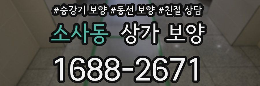 소사동 상가 보양