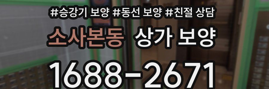 소사본동 상가 보양