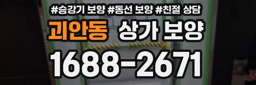 괴안동 상가 보양