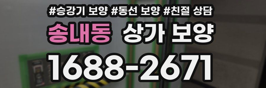 송내동 상가 보양