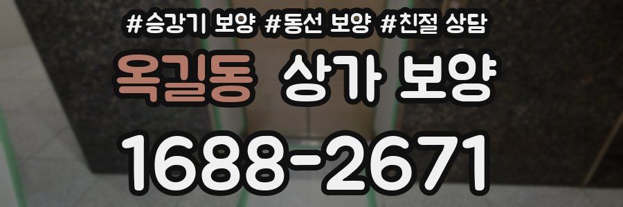 옥길동 상가 보양