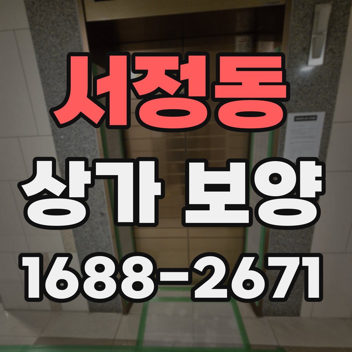 서정동 상가 보양