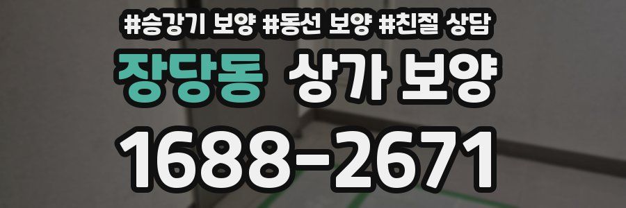 장당동 상가 보양