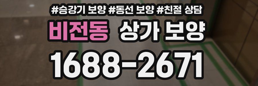 비전동 상가 보양