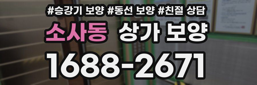 소사동 상가 보양